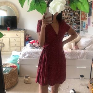 brandy melville wrap dress